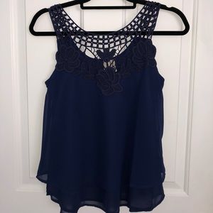 New navy blue tank top